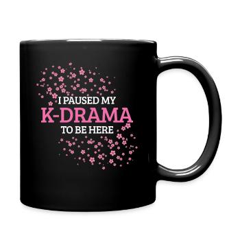K-Drama K-Pop Fan cadeau coréen - Mug uni - noir - Droite