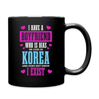 K-Pop Fan Gift Korean Pop Music - Full Colour Mug - black - Right