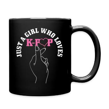K-Pop Fan Geschenk Koreanische Popmusik - Tasse einfarbig - Schwarz - Rechts