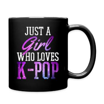 K-Pop Fan Gift Korean Pop Music - Full Colour Mug - black - Right
