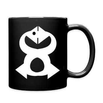 serpents blancs 2 - Mug uni - noir - Droite