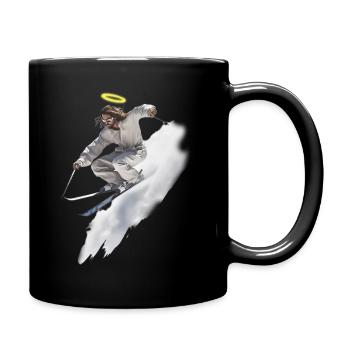 Ski-sus - Tasse einfarbig - Schwarz - Rechts