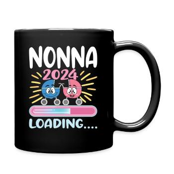 Nonna 2024 Loading Oma 2024 - Tasse einfarbig - Schwarz - Rechts