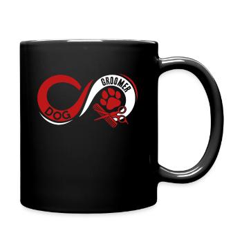 Dog Groomer Love Dog Groomer Infinity - Full Colour Mug - black - Right