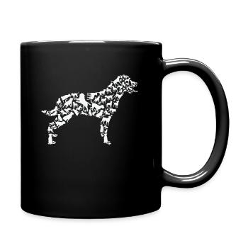 Rottweiler Dog Mom Rottweiler Dad - Full Colour Mug - black - Right