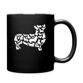 Pembroke Welsh Corgi Dog Mom Pembroke Welsh Corgi - Full Colour Mug - black - Right