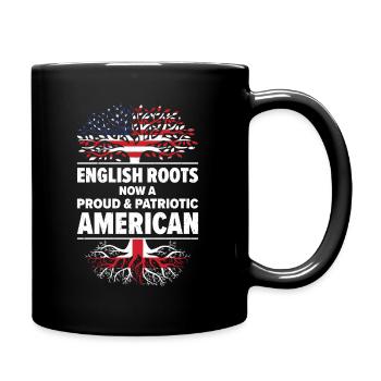 Lieu de naissance : Anglais, Angleterre, Américain, États-Unis - Mug uni - noir - Droite