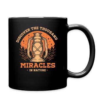 Découvrez les mille miracles de la nature - Mug uni - noir - Droite