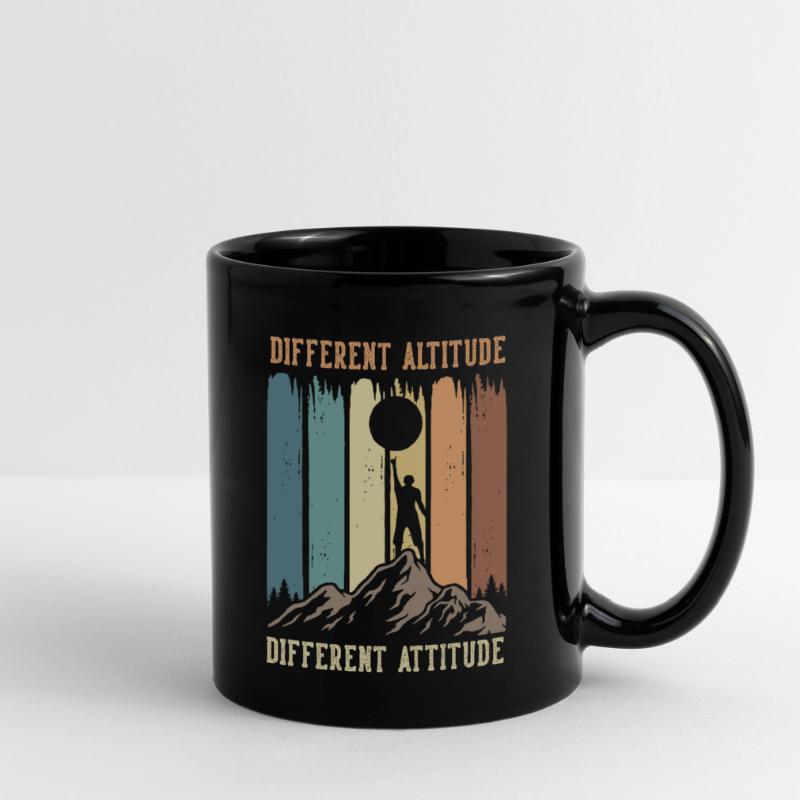 Altitude différente, attitude différente Mug uni
