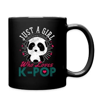K-Pop Fan Gift Korean Pop Music - Full Colour Mug - black - Right