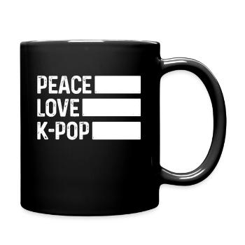 K-Pop Fan Gift Korean Pop Music - Full Colour Mug - black - Right