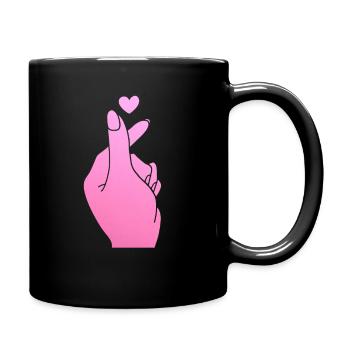 K-Pop-Fan Geschenk Koreanische Popmusik - Tasse einfarbig - Schwarz - Rechts