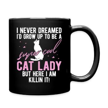 Chat Maman Chat Cadeau Chat Amoureux Dire - Mug uni - noir - Droite