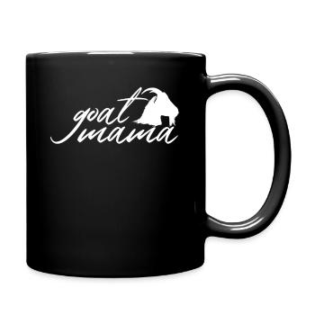 Goat Mom Gift Goat Goat Lover Saying - Full Colour Mug - black - Right