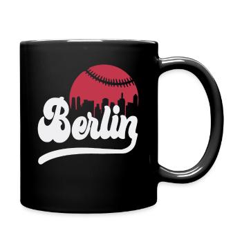 Horizon de baseball Berlin - Mug uni - noir - Droite