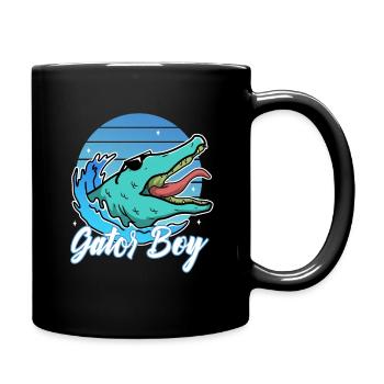 Gator Boy - Tasse einfarbig - Schwarz - Rechts