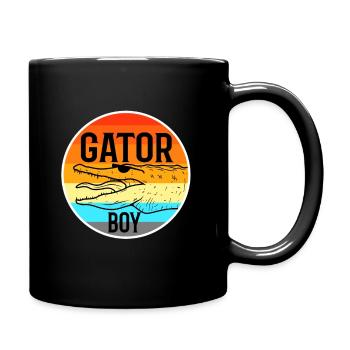 Gator Boy - Tasse einfarbig - Schwarz - Rechts