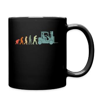 Conducteur de chariot élévateur Warehouse Manager Warehouse Clerk Vintage - Mug uni - noir - Droite