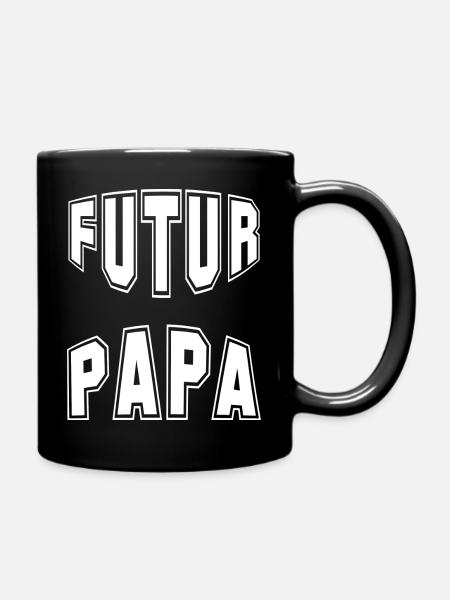 futur papa - Mug uni - noir