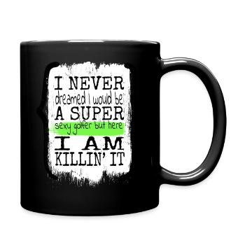 humour golfcoachcadeau happy golf coach de golf - Mug uni - noir - Droite