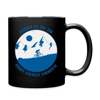 Journey to the Top Mount Everest Labyrinth - Full Colour Mug - black - Right