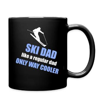 Ski Dad Skiing Skiing Dad Dad Saying - Full Colour Mug - black - Right