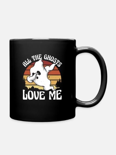 Ghostly Affection Sunset - Full Colour Mug - black