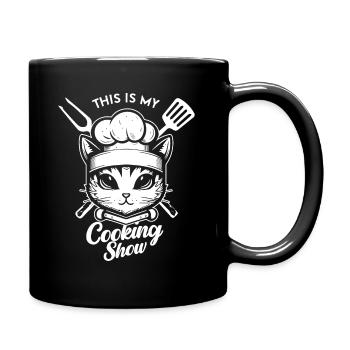 C’est mon émission de cuisine - Mug uni - noir - Droite