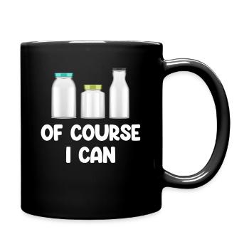 Bien sûr, je peux conserver la saison des conserves - Mug uni - noir - Droite