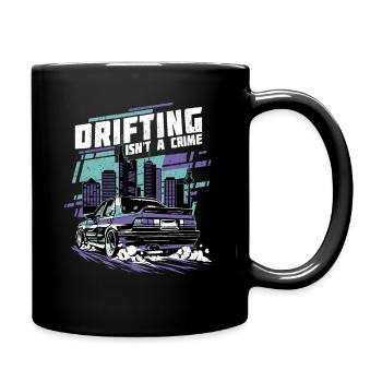 La dérive n’est pas un crime - cadeau d’amoureux de la voiture - Mug uni - noir - Droite