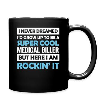 Medizinisches Biller-Hemd Lustiges Geschenk - Tasse einfarbig - Schwarz - Rechts