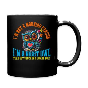 I'm not a morning person - Full Colour Mug - black - Right