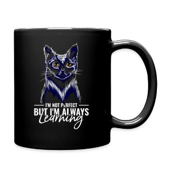 I'm not perfect - Full Colour Mug - black - Right
