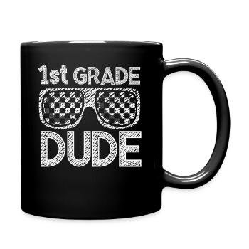 Professeur de maternelle Drôle Étudiant 1er Diplôme - Mug uni - noir - Droite