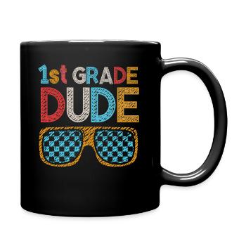 Professeur de maternelle Drôle Étudiant 1er Diplôme - Mug uni - noir - Droite