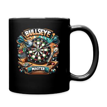 Bullseye Master : Conception de fléchettes colorées - Mug uni - noir - Droite