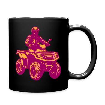 quad ATV quadricycle - Mug uni - noir - Droite