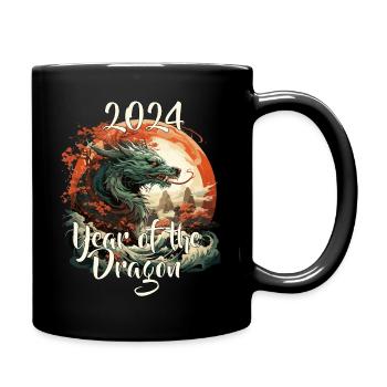 2024 Year of the Dragon, year of the Dragon - Full Colour Mug - black - Right