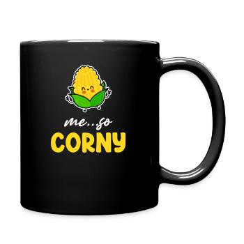 Moi si corny maïs agricole racines récolte - Mug uni - noir - Droite