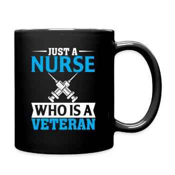 Juste une infirmière qui est une ancienne combattante - Mug uni - noir - Droite