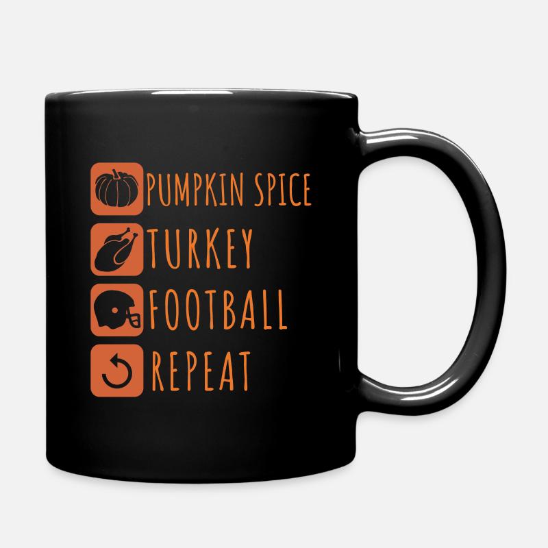 Autumnal Feast Cycle - Full Colour Mug - black