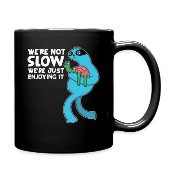 Funny endurance sports jogging fitness runner - Mug uni - noir - Droite