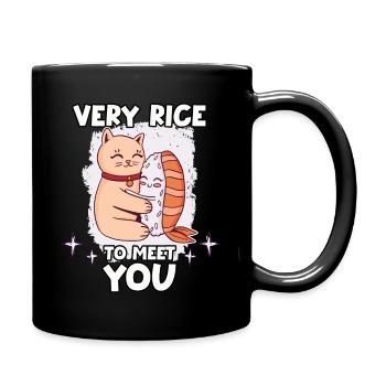 drôle Japon sushi Kpop Wasabi Nigiri sushi - Mug uni - noir - Droite