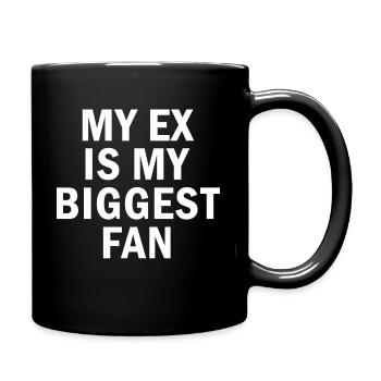 Mon ex est mon plus grand fan Citation drôle - Mug uni - noir - Droite