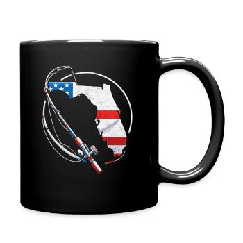 Pêche en Floride - Mug uni - noir - Droite