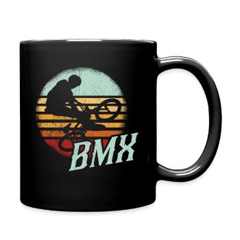 BMX Color Fan De Vélo Biker BMX Cycliste - Mug uni - noir - Droite