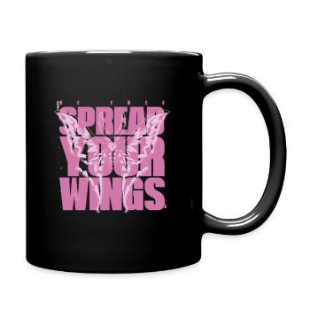 Les ailes de l’autonomisation se déploient - Mug uni - noir - Droite