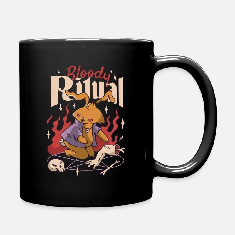 Mystic Critter Ritual - Full Colour Mug - black
