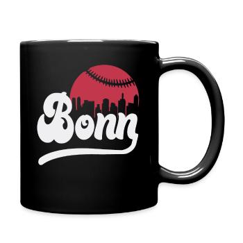 Ligne d’horizon du baseball Bonn - Mug uni - noir - Droite