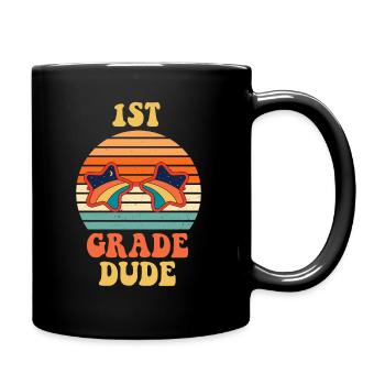 Professeur de maternelle Drôle Étudiant 1er Diplôme - Mug uni - noir - Droite